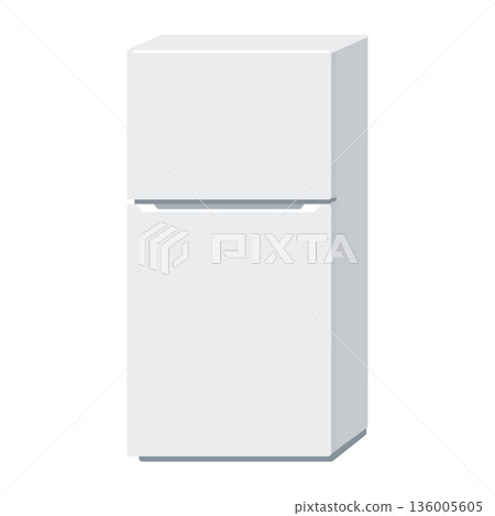 Illustration of a simple refrigerator Illustration of a simple refrigerator 136005605