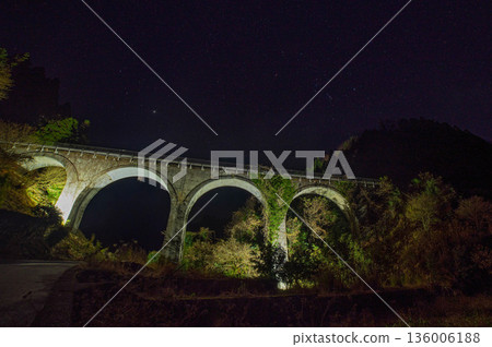 Illumination of Kurikino Bridge (Kongono Bridge) Illumination of Kurikino Bridge (Kongono Bridge) 136006188