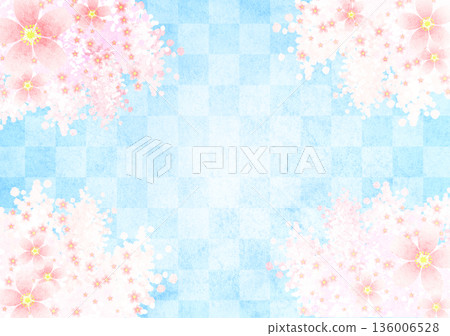 Watercolor style cherry blossom background illustration Watercolor style cherry blossom background illustration 136006528