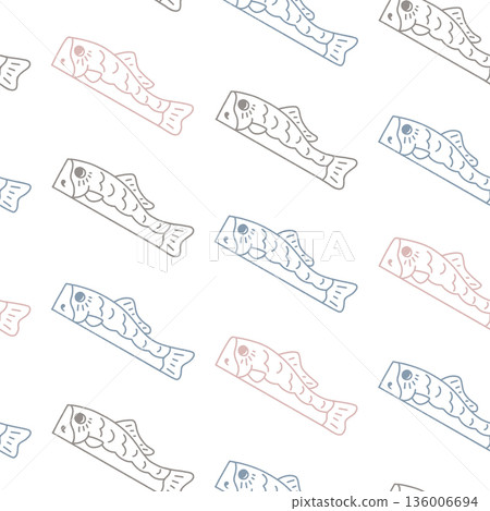 Children's Day material/carp streamer pattern Children's Day material/carp streamer pattern 136006694