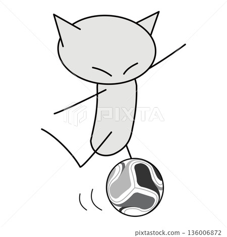 Soccer! Cat Shooting 136006872