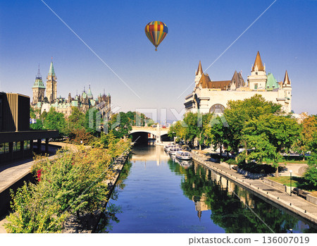 Ottawa's Rideau Canal and the Ottawa skyline Ottawa's Rideau Canal and the Ottawa skyline 136007019