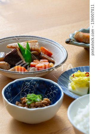 Chikuzenni Japanese side dish Chikuzenni Japanese side dish 136007811