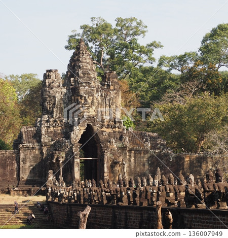 Cambodia Angkor Thom South Gate Cambodia Angkor Thom South Gate 136007949