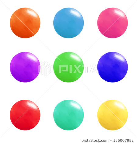 彩色球體 136007992