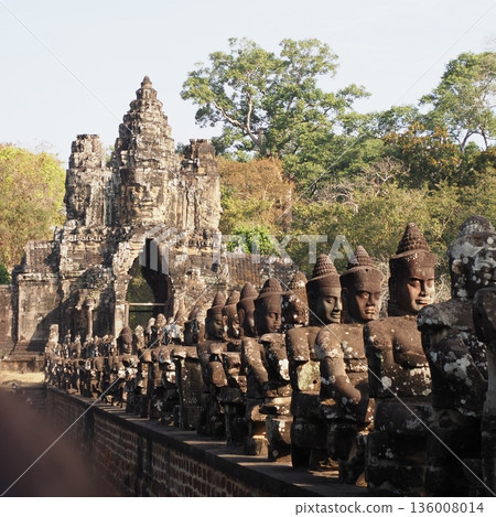 Cambodia Angkor Thom South Gate Cambodia Angkor Thom South Gate 136008014