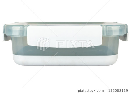Tupperware Transparent isolated on white background Tupperware Transparent isolated on white background 136008119
