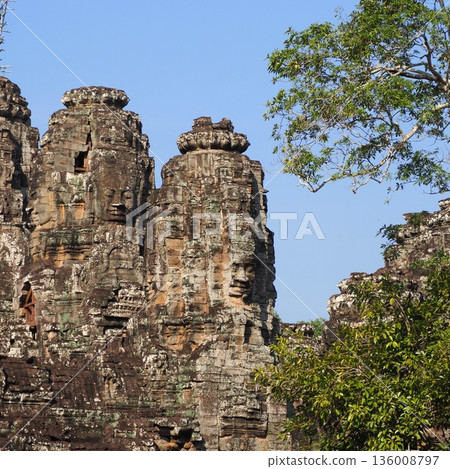 Cambodia Angkor Thom Bayon Temple 136008797