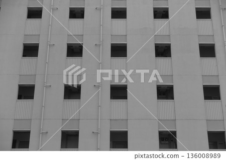 公寓外觀黑白照片 1 136008989