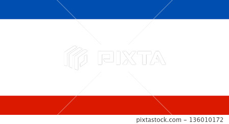 Flag of Crimea Blue, White, and Red Horizontal Stripes, Regional Banner of the Autonomous Republic of Crimea, Symbol of Identity, Heritage, and Eastern European Region Flag of Crimea Blue, White, and Red Horizontal Stripes, Regional Banner of the Autonomous Republic of Crimea, Symbol of Identity, Heritage, and Eastern European Region 136010172