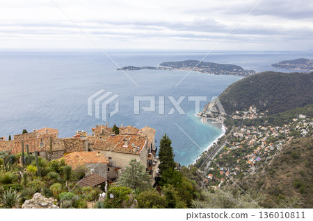 top view of Exotic Garden of Eze top view of Exotic Garden of Eze 136010811