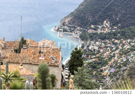 top view of Exotic Garden of Eze top view of Exotic Garden of Eze 136010812