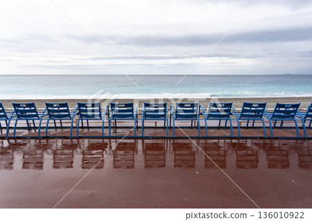 the blue chair iconic blue chairs of Nice have become a symbol of the city s culture and history  136010922