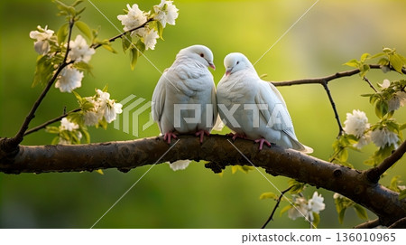 a bird on branch 136010965