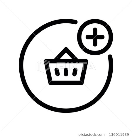 A minimal flat design icon with a modern look add to cart A minimal flat design icon with a modern look add to cart 136011989