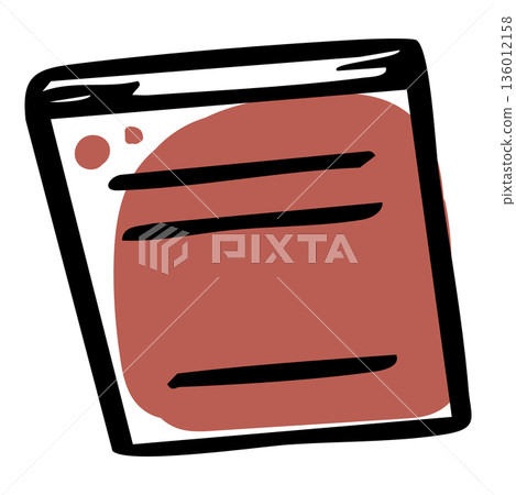 Simple hand drawn flat file illustration Simple hand drawn flat file illustration 136012158