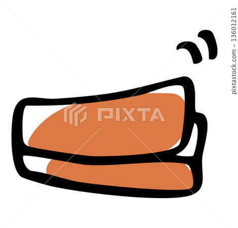 簡單的便條紙插圖 簡單的便條紙插圖 136012161