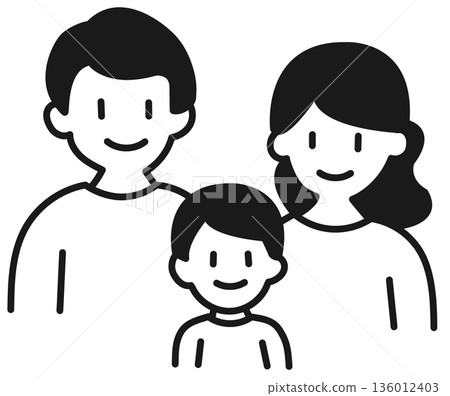 Smiling Family People 136012403