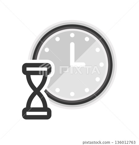 A minimal flat design icon with a modern look break A minimal flat design icon with a modern look break 136012763