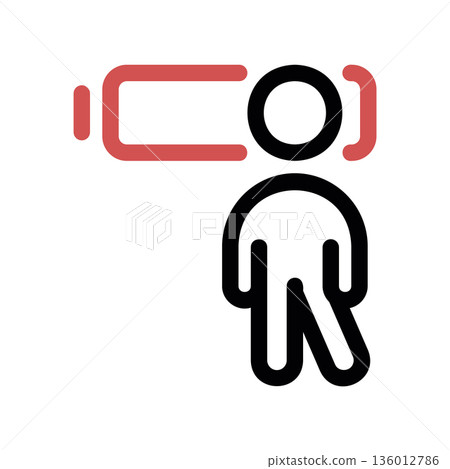 A minimal flat design icon with a modern look symptom of illness A minimal flat design icon with a modern look symptom of illness 136012786