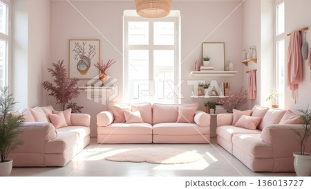 Stylish room and interior scenery Stylish room and interior scenery 136013727