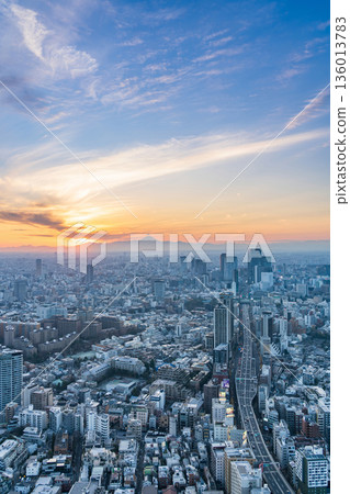 東京市中心夜景 東京市中心夜景 136013783