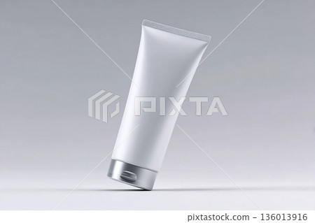 Cosmetic Tube Blank Background. This item was created from the Blender 3D application with a high resolution of 4500x3000px, 300 DPI. Cosmetic Tube Blank Background. This item was created from the Blender 3D application with a high resolution of 4500x3000px, 300 DPI. 136013916