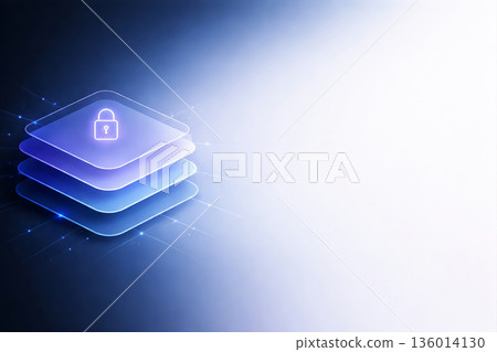 安全層壓卡網路安全抽象背景 136014130