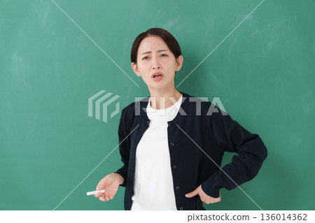 An angry woman 136014362