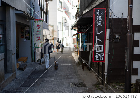 Ikaho Onsen: Retro stone steps street Ikaho Onsen: Retro stone steps street 136014488