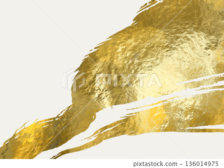 Vector White and Gold Design illustration Vector White and Gold Design illustration 136014975