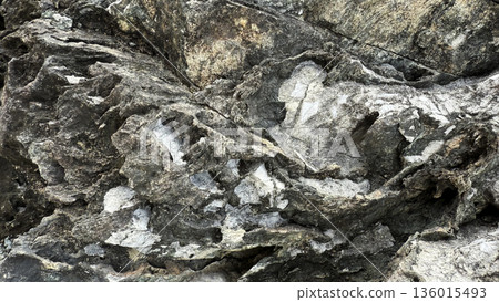 Rock surface material that can also be used as a background 136015493