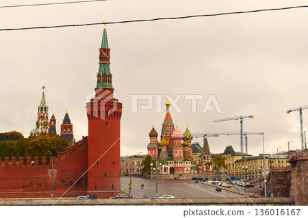 俄羅斯莫斯科克里姆林宮廣場 136016167