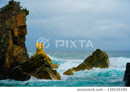 Helmet Rock in Jeongdongjin, Gangneung, South Korea Helmet Rock in Jeongdongjin, Gangneung, South Korea 136016390