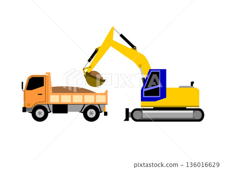 Set of heavy equipment 136016629