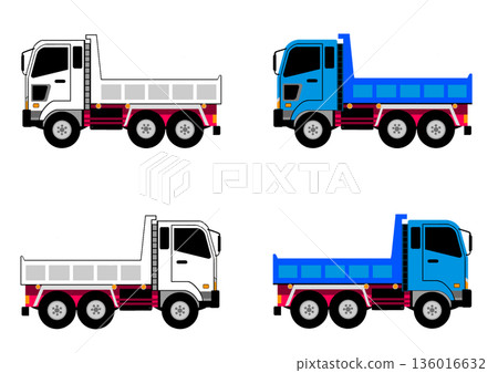Large dump truck set 1 136016632