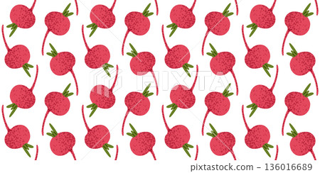 Seamless Spring Spinach Leaf Pattern 136016689