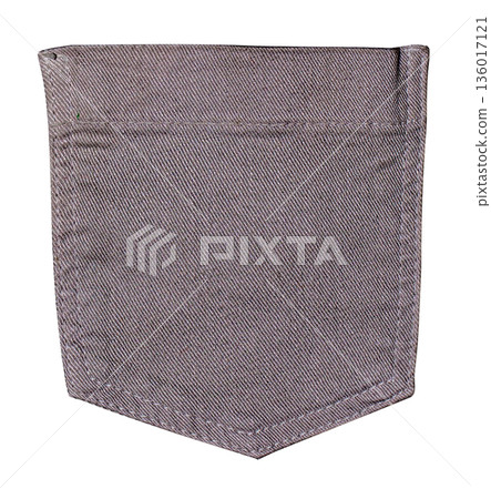 Gray denim back jean pocket with stitching detail Gray denim back jean pocket with stitching detail 136017121