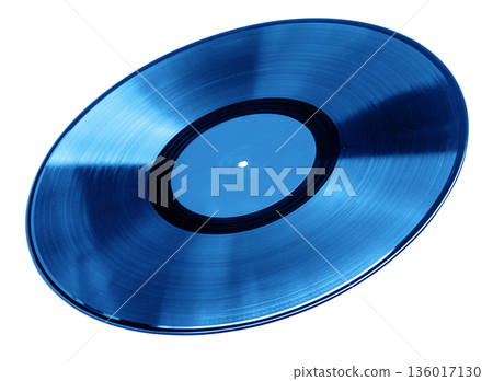 Blue vinyl record music disc transparent background Blue vinyl record music disc transparent background 136017130