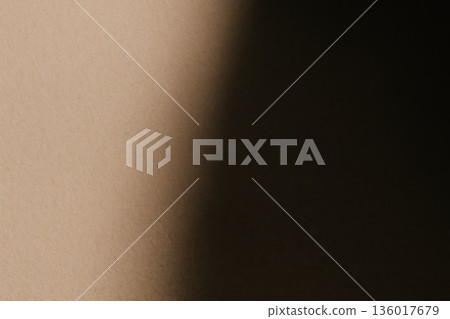 Smooth transition of light and shadow. Space for text. 136017679