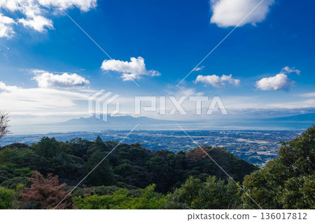 從荒尾天文台看過去的景色 136017812