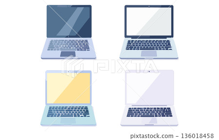 Handwritten style laptop Handwritten style laptop 136018458