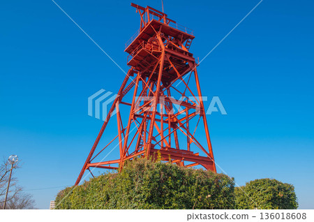 原三井田川礦業公司,伊田礦坑,伊田1號豎井塔 原三井田川礦業公司,伊田礦坑,伊田1號豎井塔 136018608