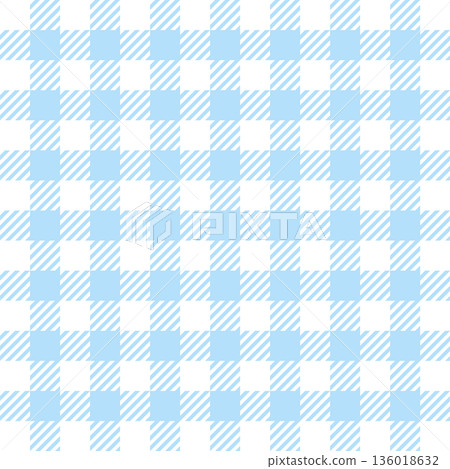 Twill gingham check background illustration 15x15 light blue Twill gingham check background illustration 15x15 light blue 136018632