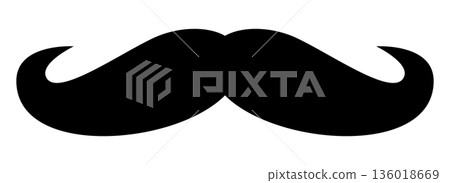 Simple beard icon 136018669