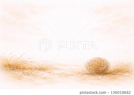 Withered Grass Series: Sand-like Earth and Withered Grass Withered Grass Series: Sand-like Earth and Withered Grass 136018682