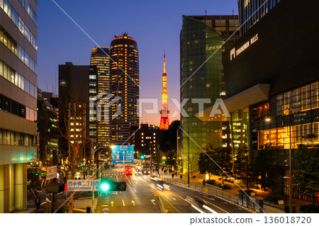 2026年東京夜景：虎之門與東京鐵塔 136018720