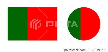 Portugal country civil flag round, rectangular icons. Portuguese flag circle, rectangle badges ensign set. Portuguese Republic circular button, banner, background. Portugal country civil flag round, rectangular icons. Portuguese flag circle, rectangle badges ensign set. Portuguese Republic circular button, banner, background. 136019145