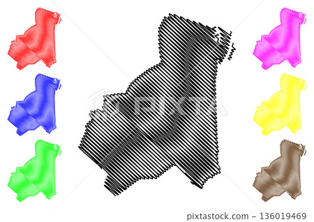Kapelle municipality (Kingdom of the Netherlands, Holland, Zeeland or Zealand province) map vector illustration, scribble sketch map Kapelle municipality (Kingdom of the Netherlands, Holland, Zeeland or Zealand province) map vector illustration, scribble sketch map 136019469