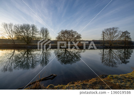 Ruhr river close to Schwerte, North Rhine Westphalia, Germany Ruhr river close to Schwerte, North Rhine Westphalia, Germany 136019586